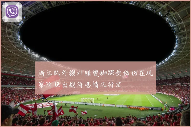 浙江队外援朴镇燮脚踝受伤仍在观察阶段出战海港情况待定
